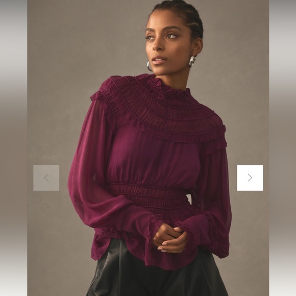 Farm Rio Ruffled Blouse - XL - Picture 2 of 8